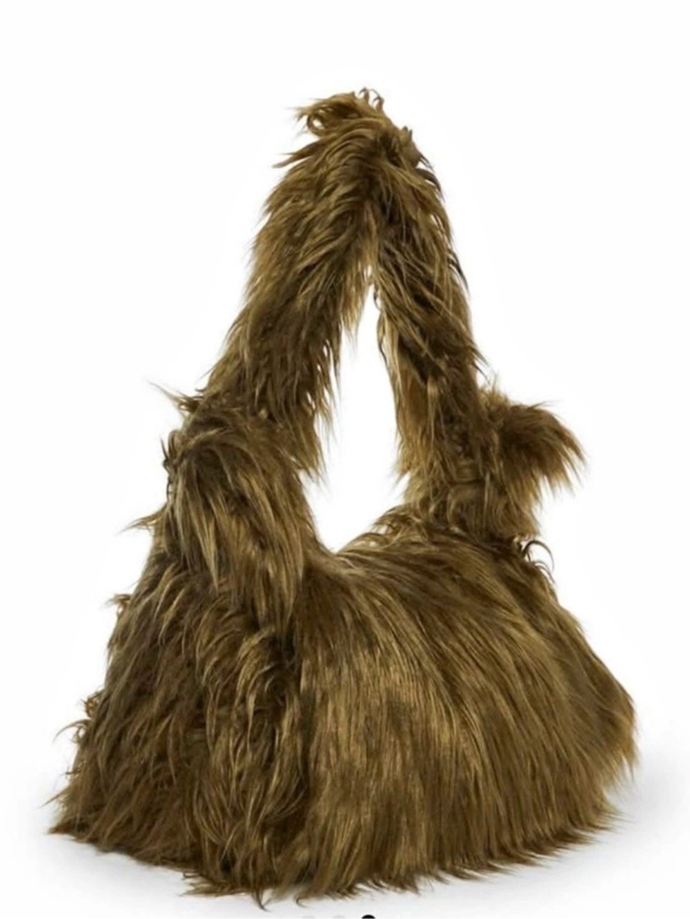 Dolls Kill - Case of the Grumpies Fuzzy XXL Messenger Bag - New Without Tags